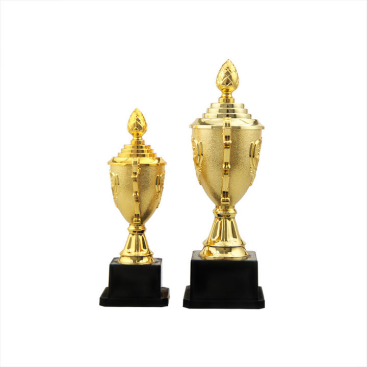 ktmall-ถ้วยรางวัลขนาดเล็ก24ซม-รางวัลรางวัลพลาสติกรางวัลตกแต่งของขวัญการแข่งขันถ้วยรางวัลพร้อมอุปกรณ์ตกแต่งฐานดำ