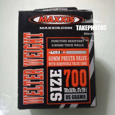 ยางในจักรยานเสือหมอบ Maxxis : Welter Weight  700x18/25c