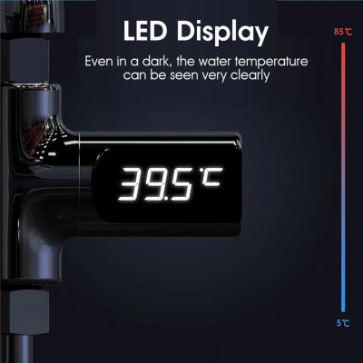 UK Thermometer Water Realtime Shower LED Digital