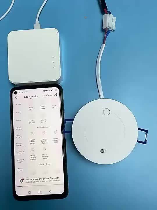 Tuya ZigBee WiFi human presence motion sensor luminancedistance