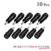 (10ชิ้น) DC Jack ตัวแปลง 3.5x1.35mm male to 5.5x2.1mm female jack DC Power