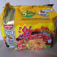 ?ของมีจำนวนจำกัด?  Nash Chin, Korean spicy chicken flavor, dry cheese, size 60 grams x 5 envelopes บะหมี่นิชชิน รสไก่เผ็ดเกาหลีชีสแบบแห้งขนาด 60 กรัม x 5 ซองJR6.4310❗❗ไม่มีได้ไม่แน้ว❗❗