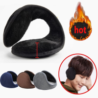 Windproof Earmuffs ผู้ชายผู้หญิงหู Warm Protector Thicken Plush ฤดูหนาว Warm Fleece Earmuff ขี่จักรยานกลางแจ้งอุ่นหูนุ่ม Muffs