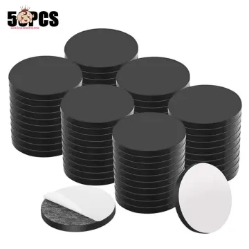 10 PCS Adhesive Magnets for Crafts Flexible Round Magnets with