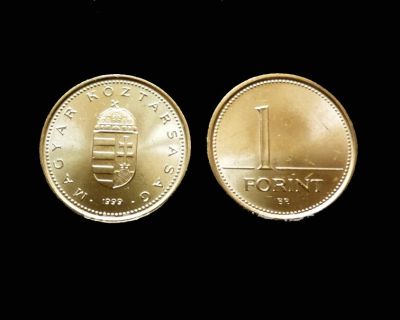 เหรียญ Hungary เหรียญ1 Huf รุ่น2004เหรียญ100% ยุโรปใหม่