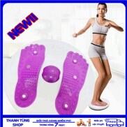 Đĩa xoay eo tập thể dục giảm cân 360 độ kết hợp m ssage chân cao cấp