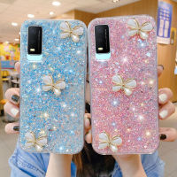 เคสโทรศัพท์ Vivo Y02 Y3s Y12A Y12s Y20 Y20s Y20sG Y20i Y51 สวย3D คริสตัลผีเสื้อ Shinny Diamond Design ซิลิโคนนุ่มปลอก Vivo Y3s Y20กรณี