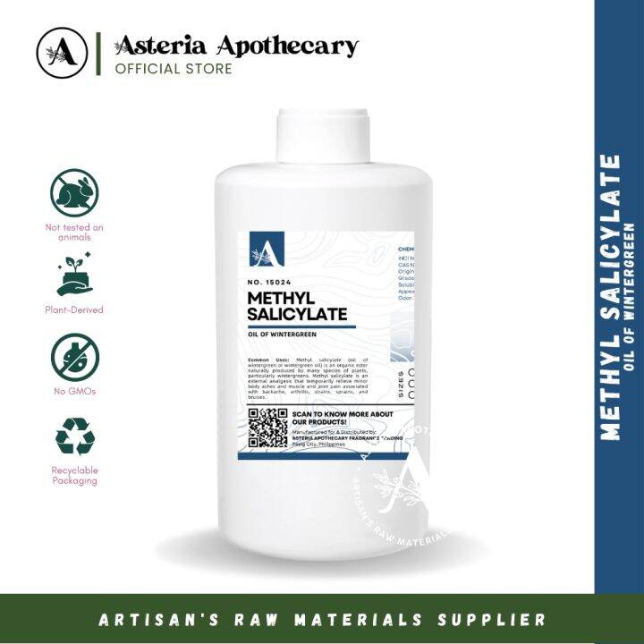 Methyl Salicylate Oil of Wintergreen (250g 500g 1Kg) Asteria Apothecary Lazada PH