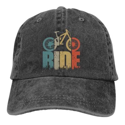 2023 New Fashion Cowboy Hat Retro Ride Your Mountain Bike Mtb Lover Cyclists And Bikers Gift Apparel Adjustable Distressed Vintage Washed Cotton Baseball Caps，Contact the seller for personalized customization of the logo