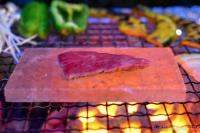 ที่ย่างเนื้อ BBQ Rock salt plate เกลือหินธรรมชาติจากเทือกเขาหิมาลัย สินค้าหิ้วตรงจากญี่ปุ่น