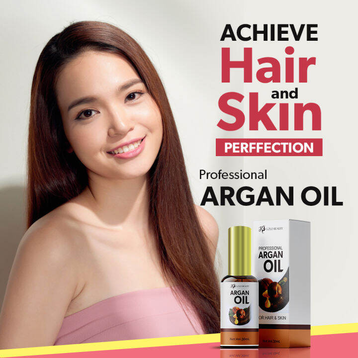 Argan Oil By K Gold Beauty Hair And Skin Treatment Shiny Hair Healthy