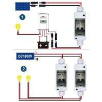 เบรกเกอร์2P 30A B Trip Curve DC1000V DZ47X IP65 IEC60898 GB10936