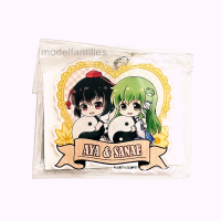 [หายาก] Aya Shameimaru กับ Sanae Kochiya พวงกุญแจการ์ตูน Touhou Project Rubber Strap งานแท้จากญี่ปุ่น