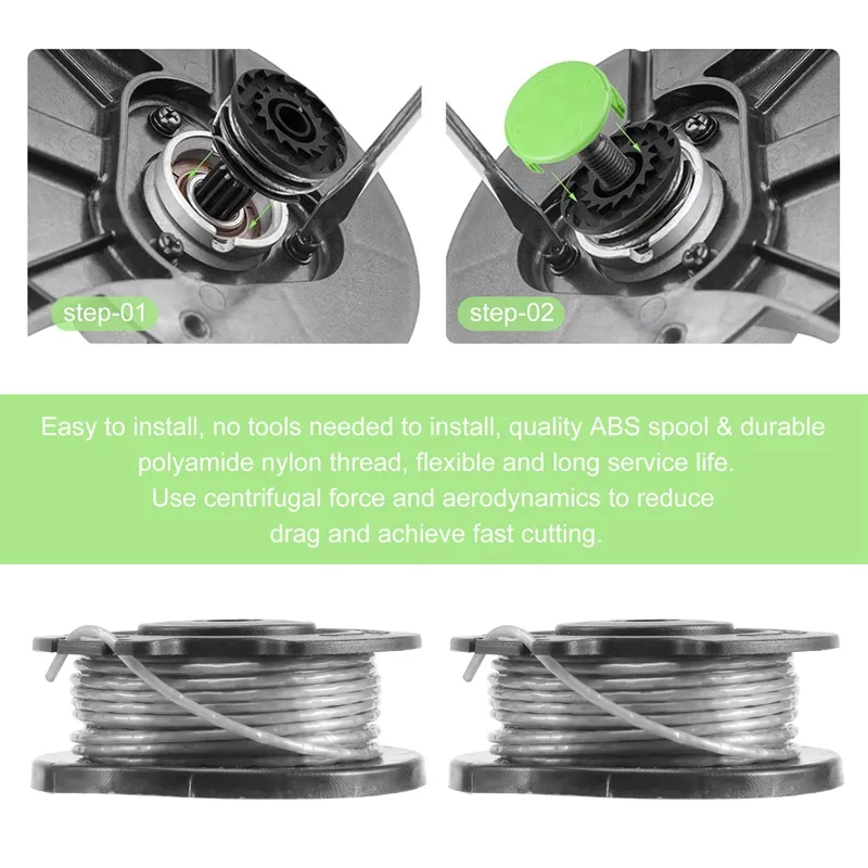 3pc Line Spool For Bosch EasyGrassCut 18-230 18-26018 23 26 18-26  F016800569 String Trimmer Parts Wholesale