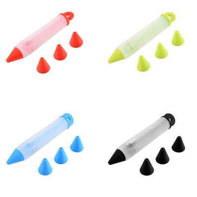 【CC】✈◑  Silicone Food Writing Chocolate Decorating Tools Mold cup Cookie Icing Piping Pastry Nozzles kitchen accessories