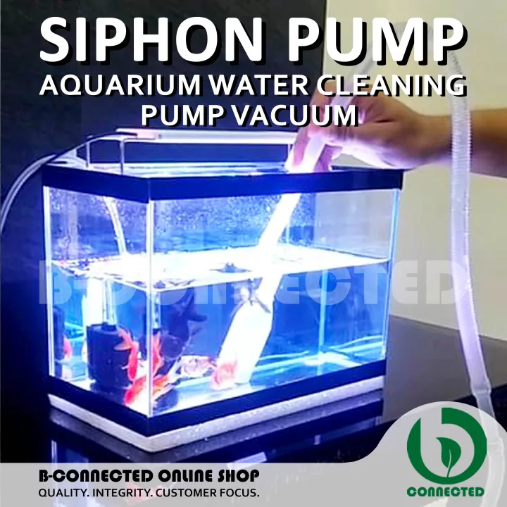 SIPHON PUMP / AQUARIUM FISH TANK WATER CHANGE VACUUM / SIPHONING HOSE