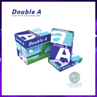 Double A กระดาษถ่ายเอกสาร A4 80 แกรม 5 รีม 1 ลัง (500 แผ่น/รีม)