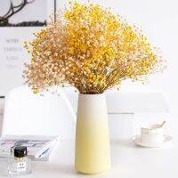 MUJI High-end Gypsophila dried flowers with vase decorative ornaments real flowers air-dried natural ins mix and match Nordic style flower bouquet