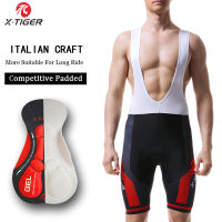 X-Tiger 5D Silicone Coolmax Pad Cycling Shorts 100 Lycra Cycling Bib Pants Quick-Dry MTB Bike Shorts Racing Bicycle Tight