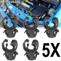 5 ชิ้น Bonnet Rod Hood สนับสนุน Prop Stay ผู้ถือคลิป Clamp 1180216 สำหรับ Vauxhall Opel Astra G Zafira A Omega B Combo C Fastener-nyekaifa