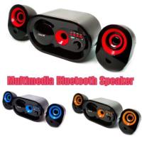 SK ลำโพงบลูทูธ OKER   Bluetooth+FM+TF+USB Speaker Micro 2.1 650W SP-837 ลำโพงพกพา Speaker