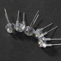 Holiday Discounts 50PCS Straw Hat LED Diode 8MM Warm White 0.5W White 0.3W 0.5W 0.75W Blue Green Red Yellow Led Lights Diod