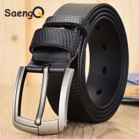 Genuine Leather Belt Men Belt Laser engraving Luxury Strap Male Belt New Fashion Retro pin buckle High Quality Belts