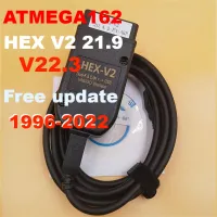 [2022 HOTSALE] VAG COM 22.3 Obd2 Scanner HEX V2 VAG COM 22.10 FOR VW AUDI Skoda Seat ATMEGA162 Multi-language VAGCOM VCDS HEX V2