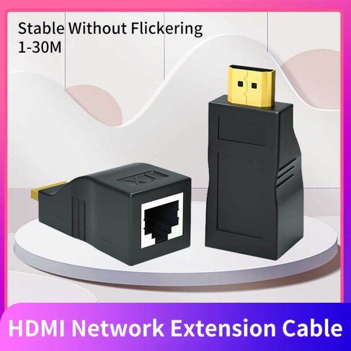 30m-hdmi-rj45-network-cable-extender-converter-hdmi-cable-extender-cat6-4k-hdmi-aliexpress