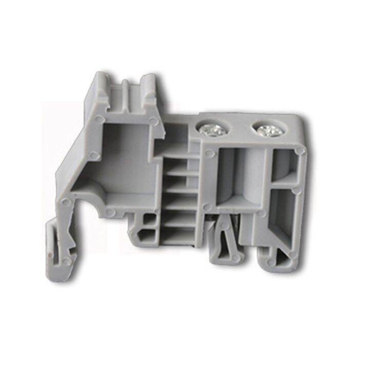 E/UK Din Rail Terminal Blocks End Stopper Bracket Grey,Terminal Block