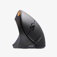 ZZOOI ProtoArc EM13 BT Wireless Vertical Mouse for Left Hand Rechargeable 2.4G USB Engonomic Mice for Computer Laptop Notebook PC