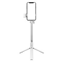 Cell Phone Selfie Stick Tripod Bluetooth Remote Wireless Selfi Stick Phone Holder Stand with Beauty Fill Light for iPhone