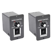 2X DC 12V 24V 36V 48V 10A PWM Motor Speed Controller Reversible Switch Regulator Control Forward Rotation Stop