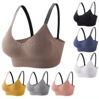 【YP】 Sutiã sem costura para mulher sólido push up sutiã de algodão bralette confortável fio v acolchoado feminino lingerie