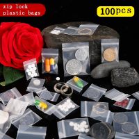 【hot】 100pcs Plastic Ziplock Pill Pouches Small Zip lock 0.16mm Thick Lock Food