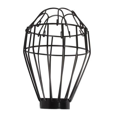 1Pc Metal Bulb Guard Cage Hanging Lamp Shade Metal Bulb Cage Bulb Guard Lamp Cage Ceiling Fan Cage Cover LED Strip Lighting