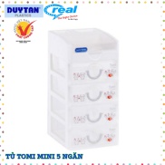 Tủ nhựa duy tân mini Tomi 5 Ngăn  Size N16 X R19 X C32 Cm ,tủ nhựa đựng