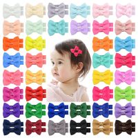 【cw】 1.96 Inch Small Hair Grosgrain Covered Clip with Colorful Kids Pins Hairgrip Headwear Accessories 【hot】 !