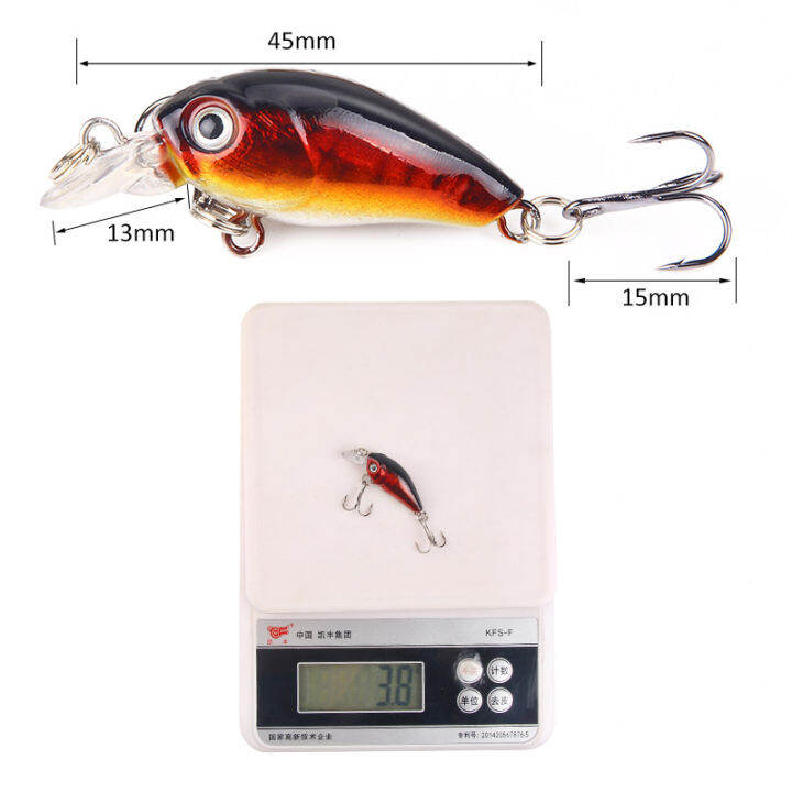 1pcs-3d-eyes-3-8g-4-5cm-minnow-umpan-memancing-พลาสติกเหมือนจริงเหยื่อล่อปลา