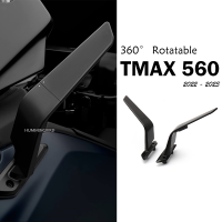 Accesorios Para Yamaha TMAX 560 Espejo Rvisor Giratorio 360 ° Ala Fija De Motocicleta TMAX560 T MAX560 2022 2023