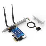 EDUP PCI-E 600Mbps WiFi Card Bluetooth 4.0 Adapter 2.4GHz 5GHz Dual Band Wireless Network Card with Antennas for Desktop PC thumbnail
