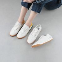 XINYANG HOTCHERRYMU รุ่น CM70 รองเท้าหนังสนีกเกอร์ รองเท้าผ้าใบ Audrey sneakers