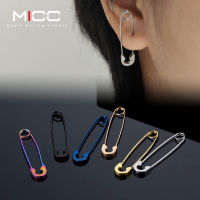 MICC ต่างหูเข็มกลัด สแตนเลสแท้ Earing for Men ต่างหูผู้หญิง ต่างหูผู้ชาย ต่างหูชาย ต่างหูเท่ๆ ต่างหูเกาหลี ต่างหูแฟชั่น จิวหูผู้ชาย M-E0049