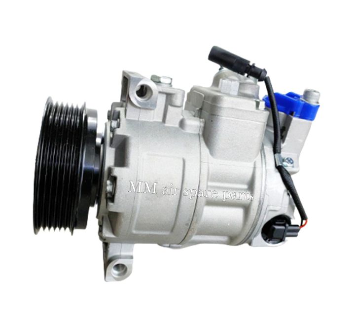 คอมแอร์-ใหม่-compressor-volk-t5-6pk-คอมเพรซเซอร์แอร์-โฟล์ค-คาราเวล-t5-มีคอนโทรลวาล์ว-สินค้าใหม่100-ใหม่แกะกล่อง