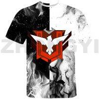 High Street 3D พิมพ์ฟรี Fire Garena เสื้อยืดผู้หญิงอินเทรนด์เสื้อยืดวินเทจแฟชั่น Casual Men T เสื้อ Anime เสื้อผ้าสั้น tees