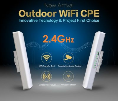 2.4GHz 300Mbps CPE Outdoor Wireless AP Bridge WIFI CPE Access Point