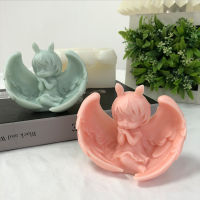 Princess Angel Handmade DIY Wings Wings Angel Soap Cake Ornaments Candle Mold Silicone Mold