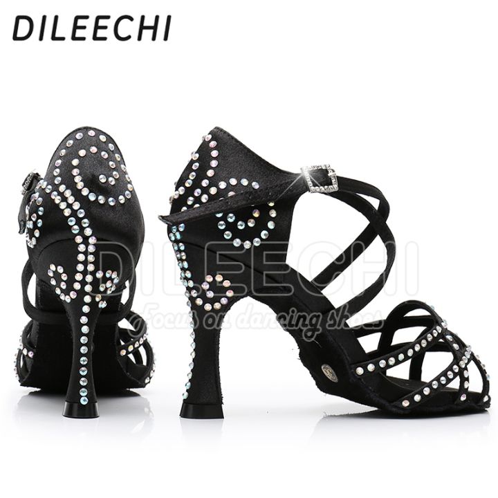 hot-dt-dileechi-shoes-rhinestone-soft-bottom-latin-woman-heel5cm-10cm