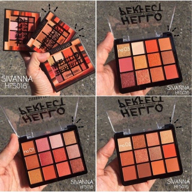 sivanna-hello-perfect-eyeshadow-contour-hf5016-ซีเวนน่า-อายแชโดว์ตลับ-2-ชั้น-มีทั้งทาตา-และปัดแก้ม-แมทท์และชิมเมอร์