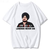 Sidhu Moose Wala Shirt Legends Never Die Indian Rapper T-shirt Cotton Harajuku Tees Eu Size Unisex Men Print O-neck Short Sleeve - T-shirts - AliExpress
